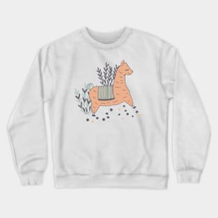 Sleepwalking Llama Crewneck Sweatshirt